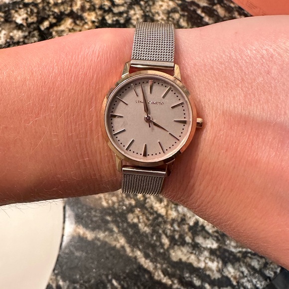 Vince Camuto Rose Gold Watch with Mesh Band - Picture 3 of 5